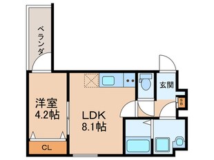 仮）羽曳野市島泉ＡＰ　Ｂ棟の物件間取画像